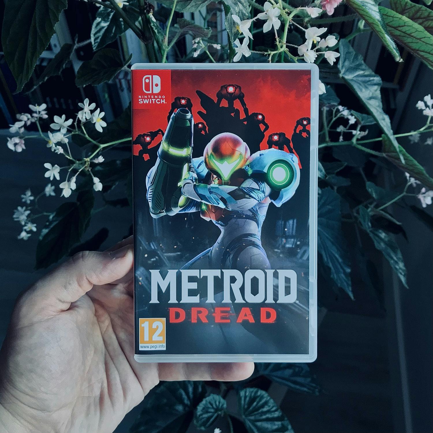Portada de Metroid Dread, para Nintendo Switch