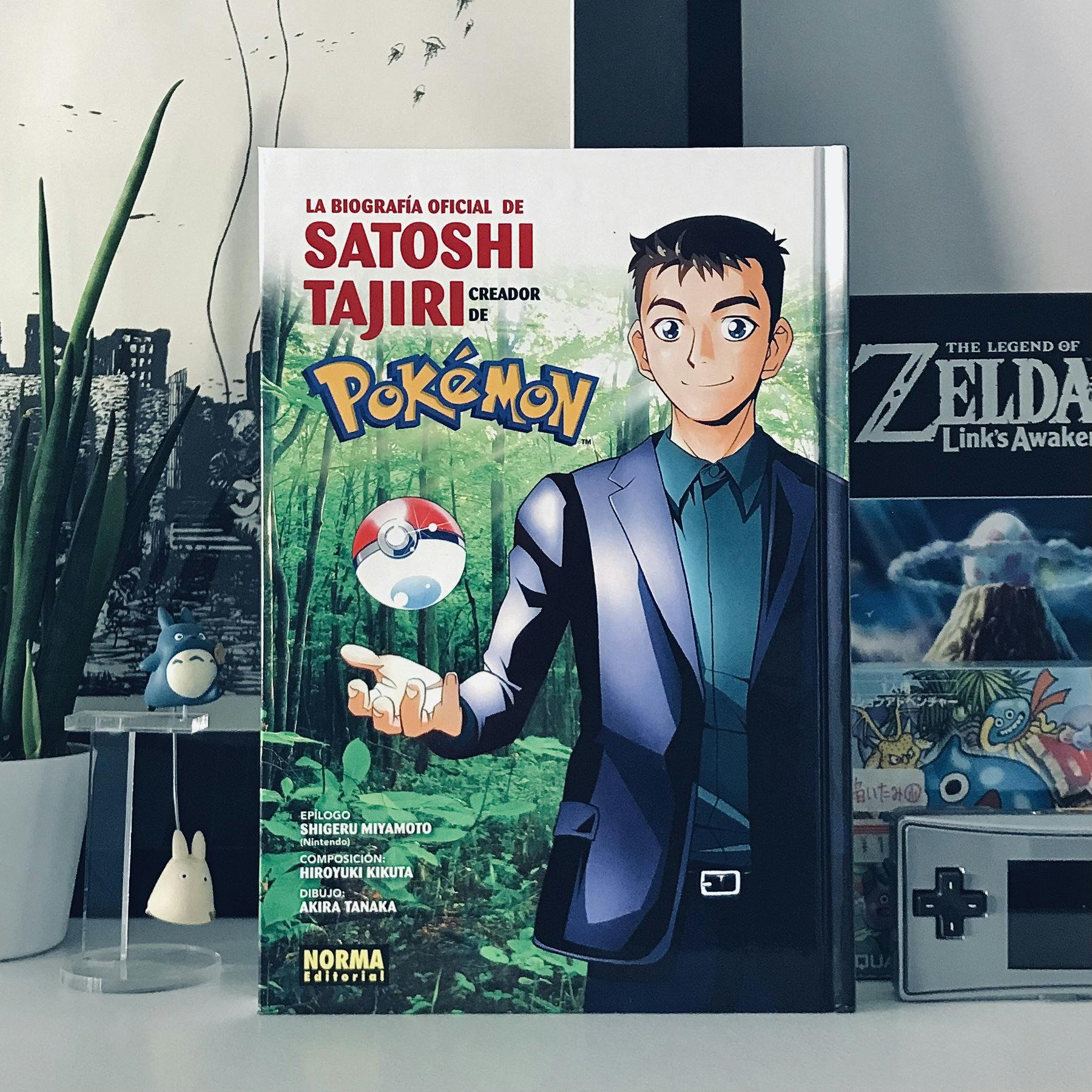 Portada del libro: La biografía de Satoshi Tajiri