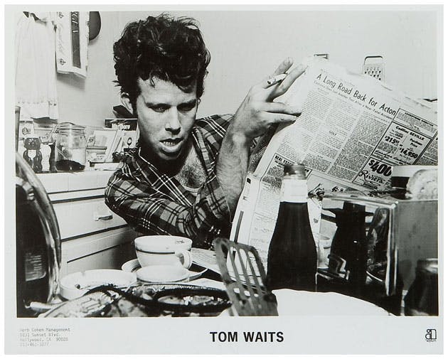 Retrato de Tom Waits